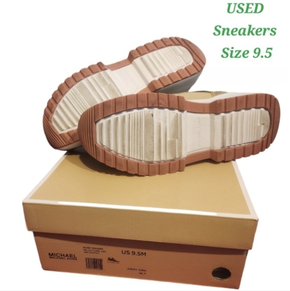 Michael Kors Muse Mixed-Media Trainers - Picture 3 of 3